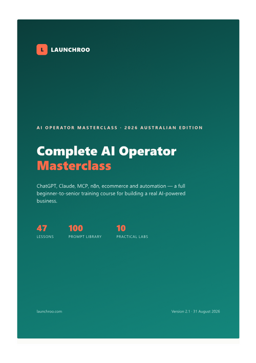 AI Operator Masterclass cover