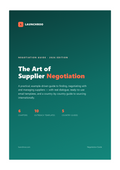 Supplier Negotiation Playbook cover
