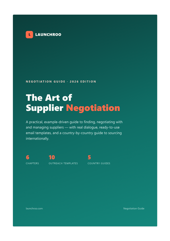 Supplier Negotiation Playbook cover