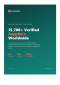 Global Supplier Vault — 15,742 Suppliers cover